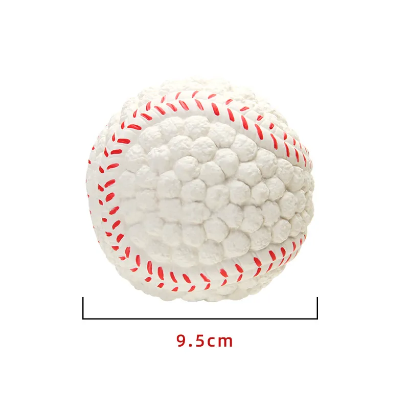 Squeaky Dog Toys Natural Latex Footballs Soft Bouncy Durable For Small Medium Large Dogs Interactive Chew Fetch Play Dog Toy