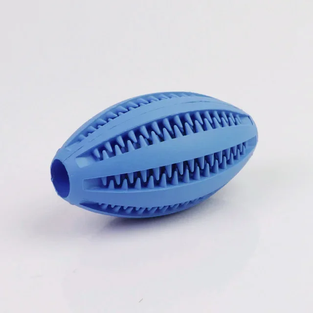 Pet Dog Chew Toys Teeth Cleaning Snack Ball Pet Dog Toy Ball Natural Rubber Super Tough Interactive Bouncy Pet Supplies
