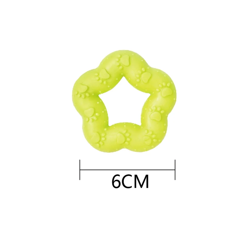 Environmental-Friendly TPR Toy Series Puppy Dog Rubber Training Teddy Pet Small Size Dogs Bite-Resistant Pet Cotton Rope Tooth Cleaning