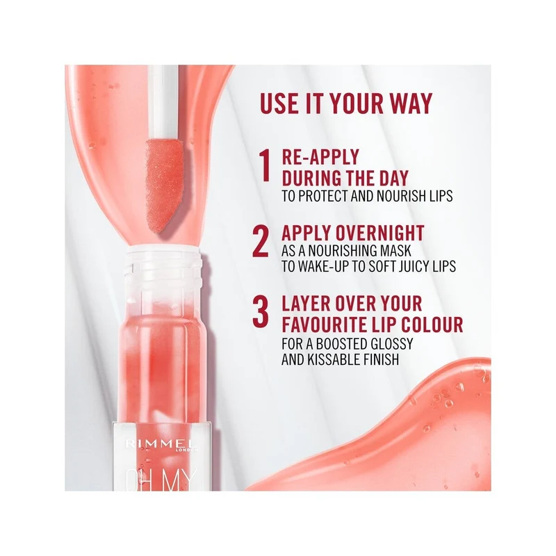 Rimmel Oh My Gloss! Olio per Labbra 004 Vivid Red 6ml