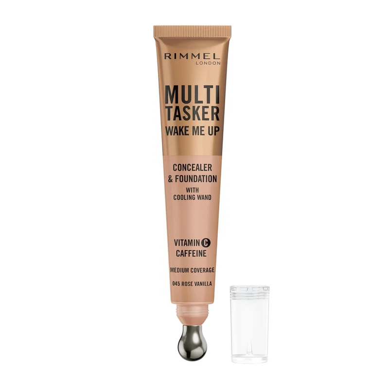 Rimmel Multi-tasker Wake Me Up Correttore & Fondotinta Formula Vegana 045 Classic Ivory 20ml