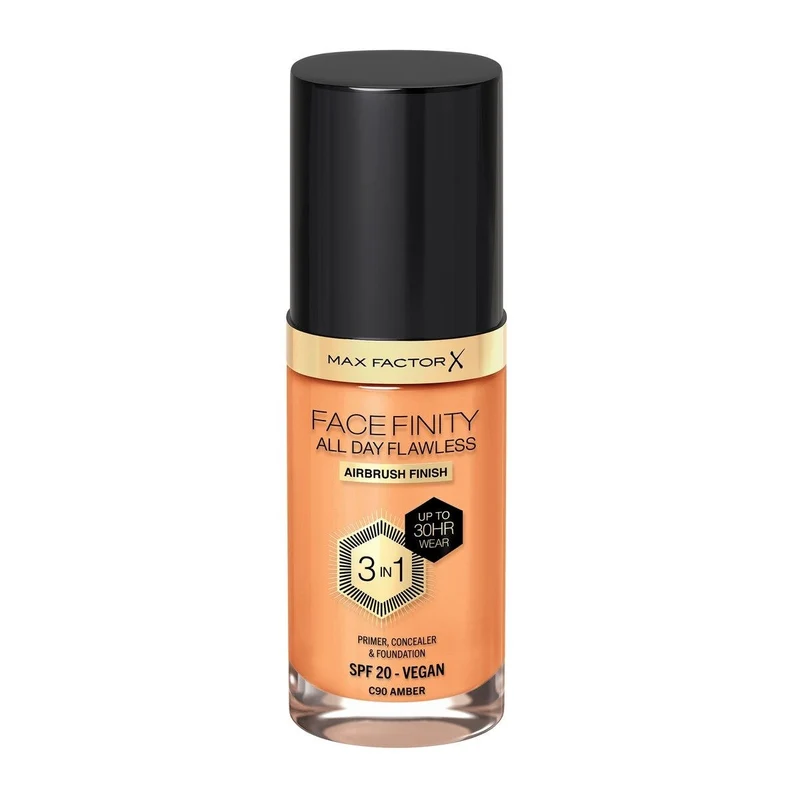 Max Factor Fondotinta Facefinity All Day Flawless 3In1 C90 Amber 30ml