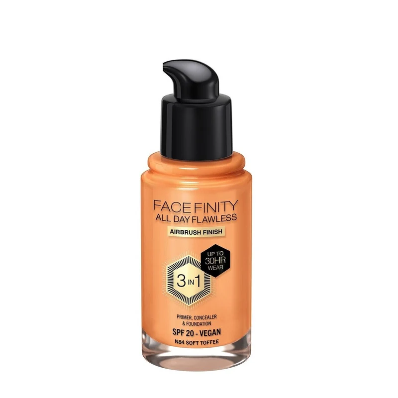 Max Factor Fondotinta Facefinity All Day Flawless 3In1 N84 Soft Toffee 30ml