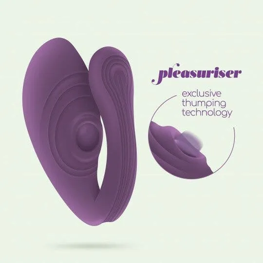 Crushious Vibratore Pleasuriser Ricaricabile Con Telecomando