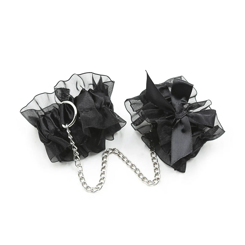 Crushious Set Di Pizzo Nero Lace Me Up