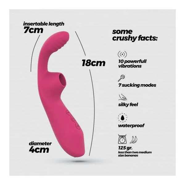 Crushious Stimolatore Clitorideo Ricaricabile Cyrano