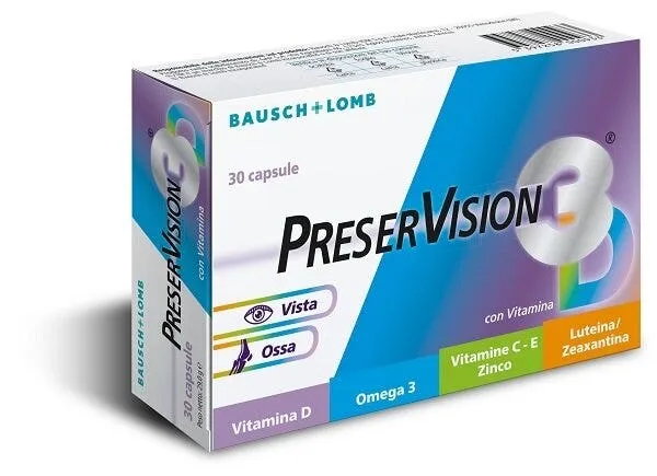 Preservision 3D 30 Capsule: Formula Avanzata Vista Sana