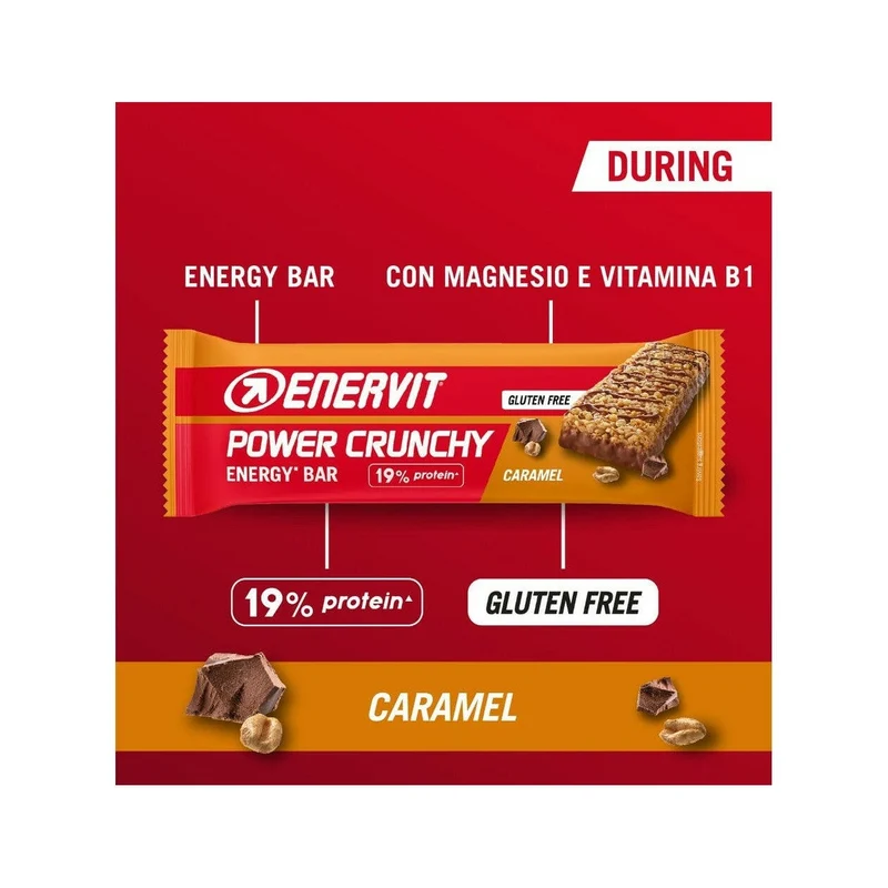 Enervit Power Crunchy Energy Bar Caramel 40g