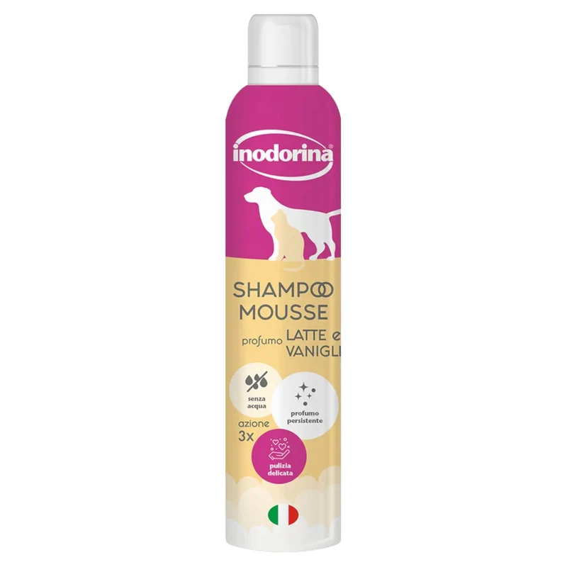 INODORINA Shampoo Mousse Latte e Vaniglia 300ml