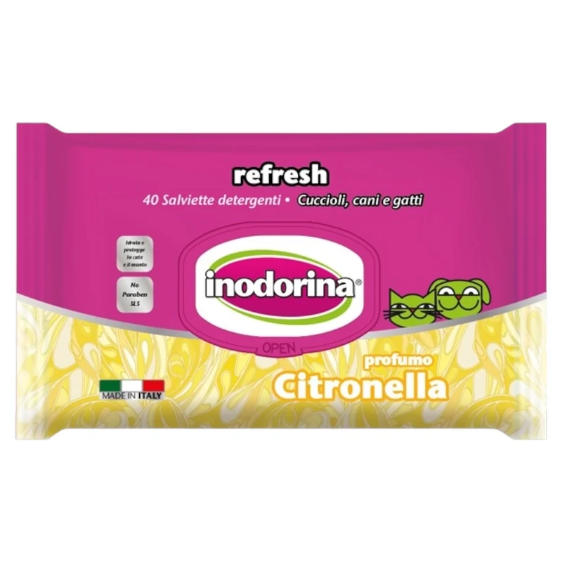 INODORINA Salviette Citronella 40pz