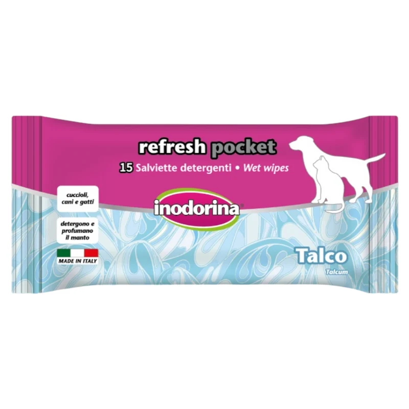 INODORINA Salviette Pocket Talco 15pz