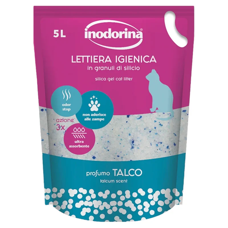 INODORINA Magique Lettiera Silicio Talco 5 Litri