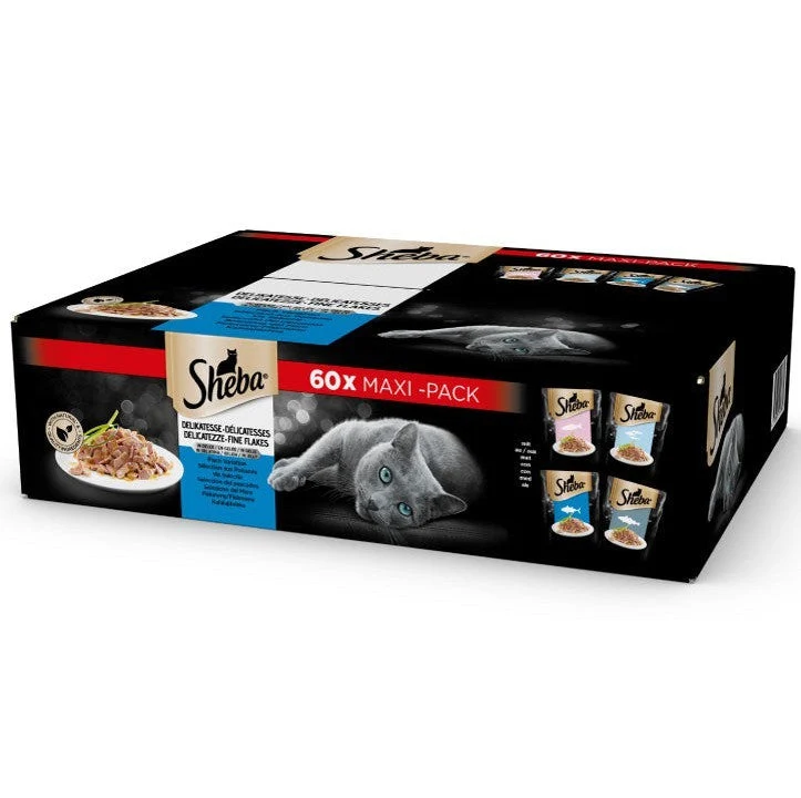 Sheba Delicatezze Selezione del Mare - Multipack 60X85gr
