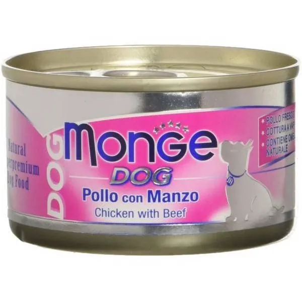 Monge Dog Adult Pezzetti di Pollo con Manzo 95 g