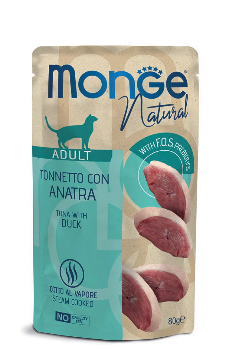 Monge Natural Tonnetto con Anatra 80gr