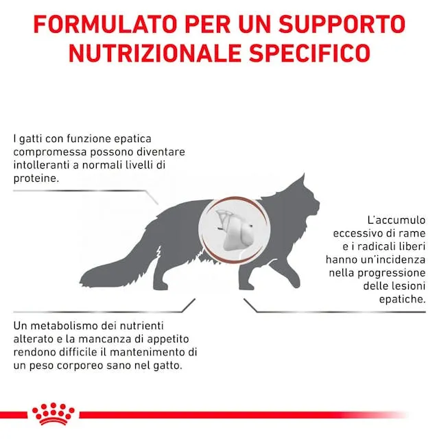 Royal Canin Veterinary Hepatic Gatti Adulti 2kg