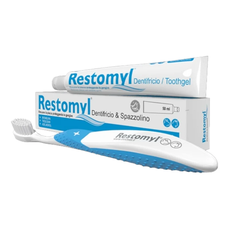 INNOVET Restomyl Dentifricio con Spazzolino 50ml
