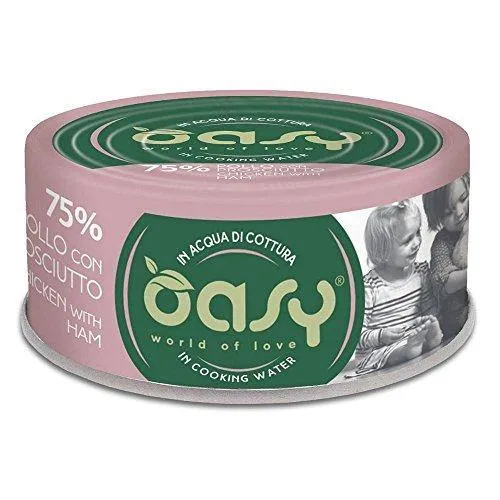 Oasy More Love Gatto Adulto Pollo Prosciutto 70g