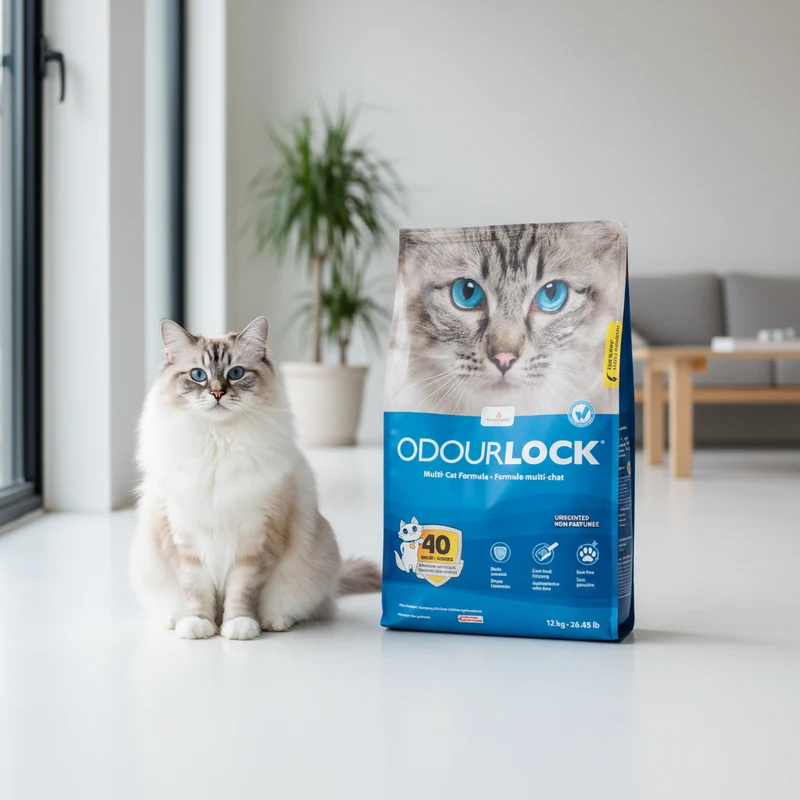 OdourLock Ultra Premium Lettiera Agglomerante Argilla - 12kg