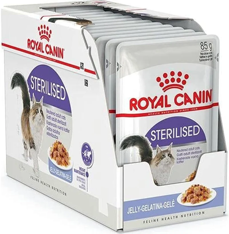 12x85g Royal Canin Sterilised37 in Gelatina - Umido per Gatti