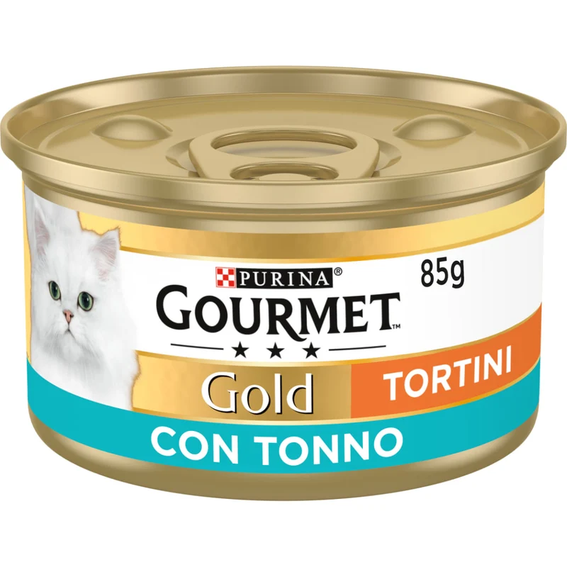 Gourmet Gold Tortini con Tonno 85g - Cibo Umido per Gatti