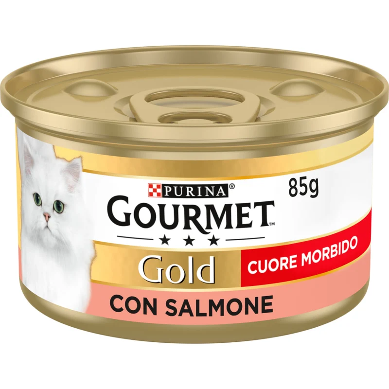 Gourmet Gold Cuore Morbido con Salmone 85g - Umido Gatto