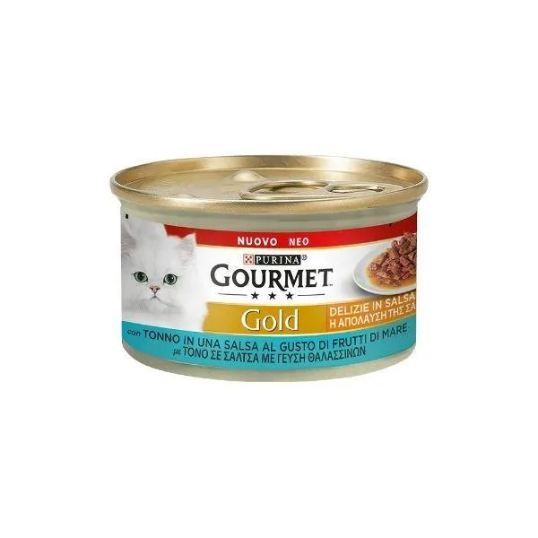 Gourmet Gold Delizie con Tonno in Salsa 85g - Umido Gatto