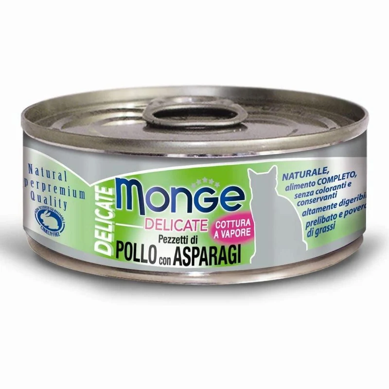 Monge Delicate Pollo con Asparagi 80g