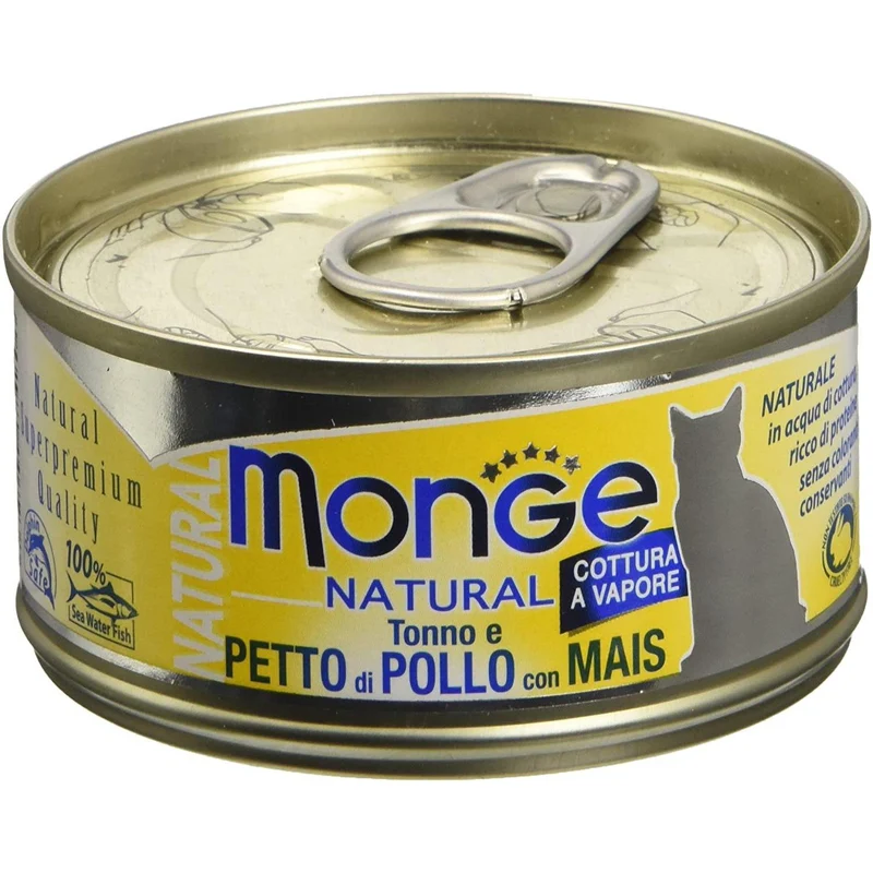Monge Natural Tonno e Petto di Pollo 80g