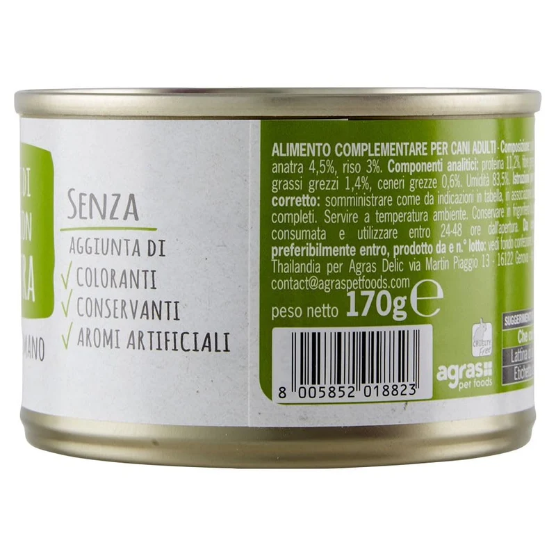 DREESY by ADoC Dog Cane Filetti di Pollo con Anatra - 24 Lattine da 170 gr