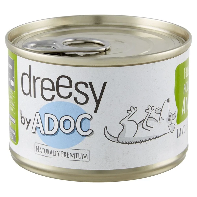 DREESY by ADoC Dog Cane Filetti di Pollo con Anatra - 24 Lattine da 170 gr