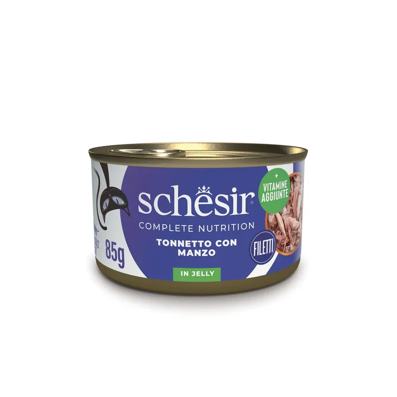 Schesir Tonnetto Manzo Gatto Adulto 85g