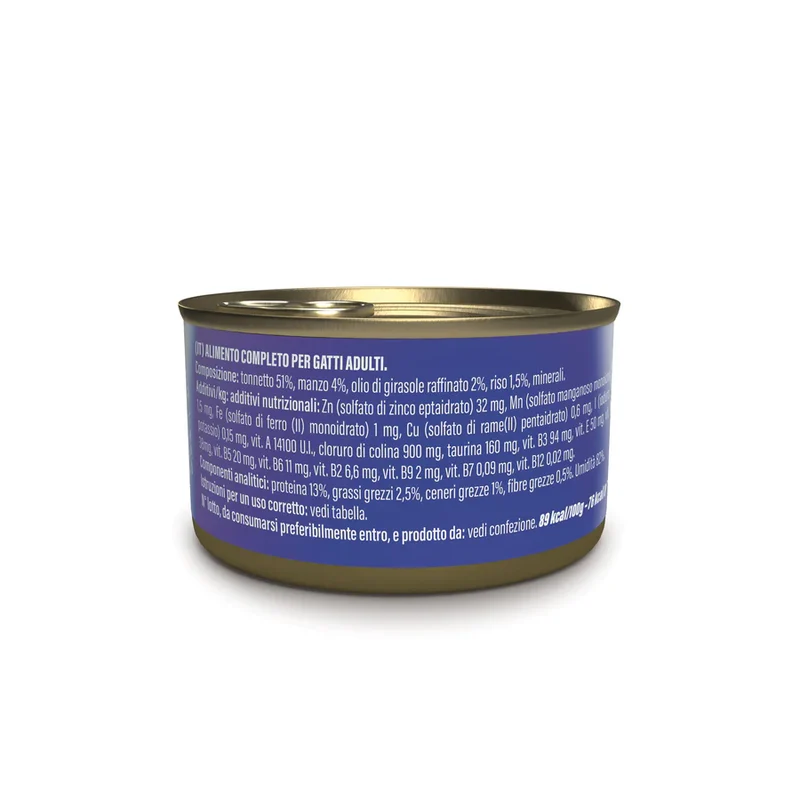 Schesir Tonnetto Manzo Gatto Adulto 85g