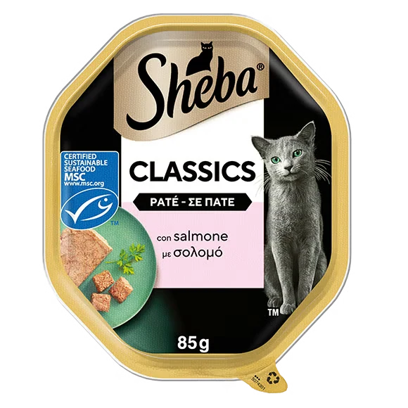 Sheba Classics Pate con Salmone 85g - Umido Gatti