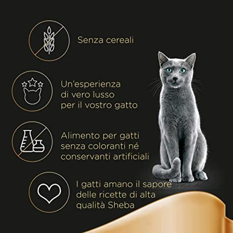 Sheba Sauce Collection con Tacchino 85g - Cibo Umido per Gatti