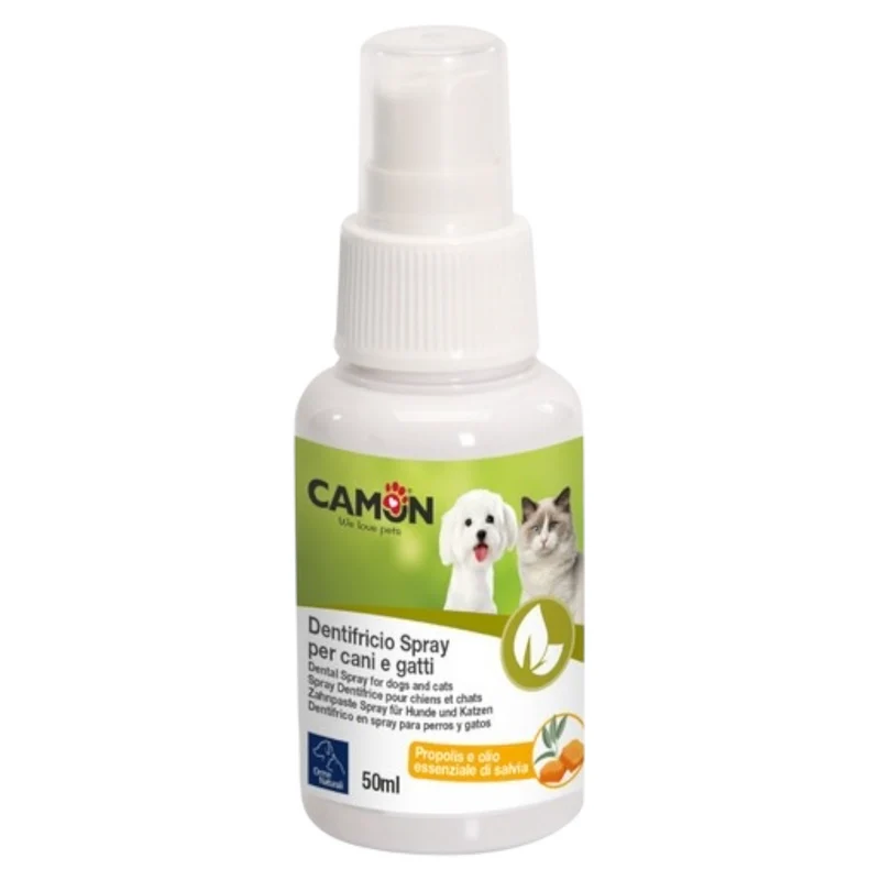 CAMON Dentifricio Spray Cane e Gatto 50ml
