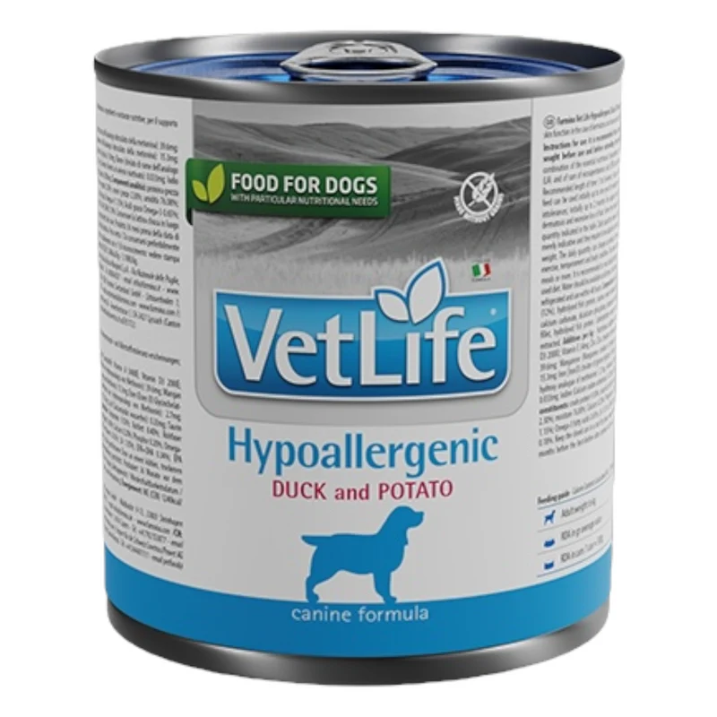 FARMINA Vet Life Cane Hypoallergenic Anatra e Patate 300Gr