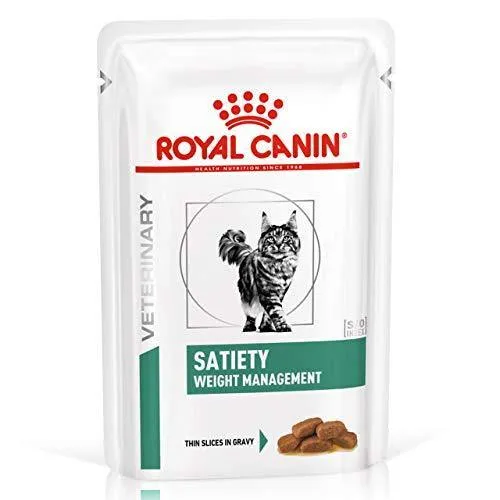 12x85g Royal Canin Satiety Weight Management - Cibo Umido per Gatti
