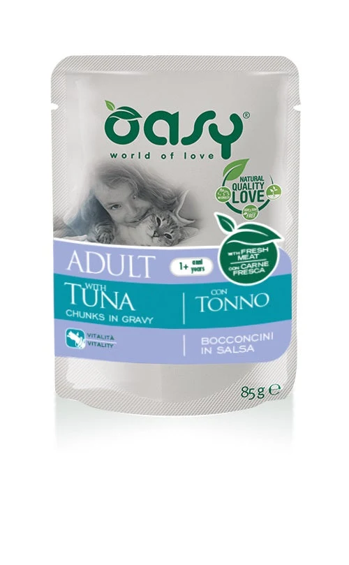 Oasy Bocconcini in Salsa con Tonno 85g