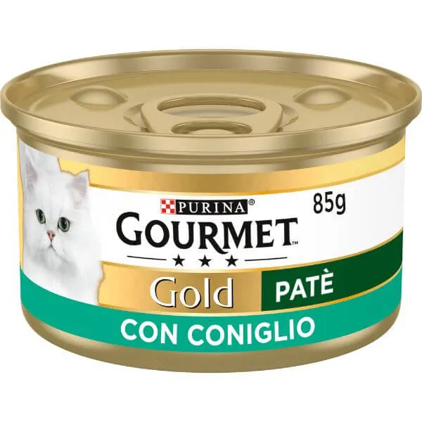 Gourmet Gold Patè con Coniglio 85g - Cibo Umido per Gatti