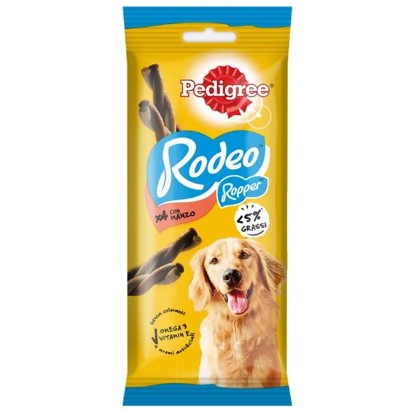 Pedigree Rodeo Ropper con Manzo Snack per Cani