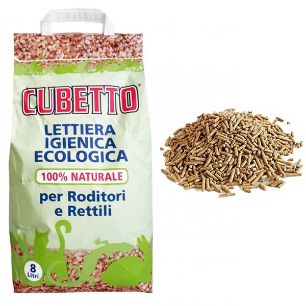 Cubetto 8 Litri Lettiera per Conigli e Rettili