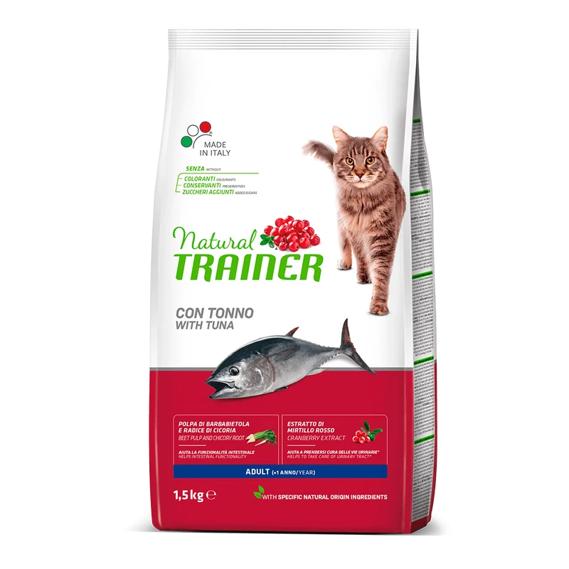 Natural Trainer Adult con Tonno 1,5kg - Gatti Adulti