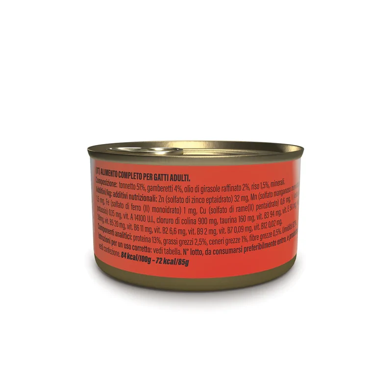 Schesir Tonnetto Gamberetti Gatto Adulto 85g