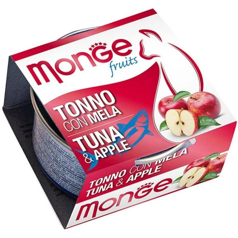 Monge Fruits Tonno con Mela 80g
