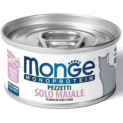 Monge Monoprotein Pezzetti Solo Maiale 80g