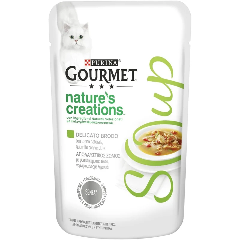 Gourmet Nature's Creations Soup Gatto Tonno e Verdure 40 g