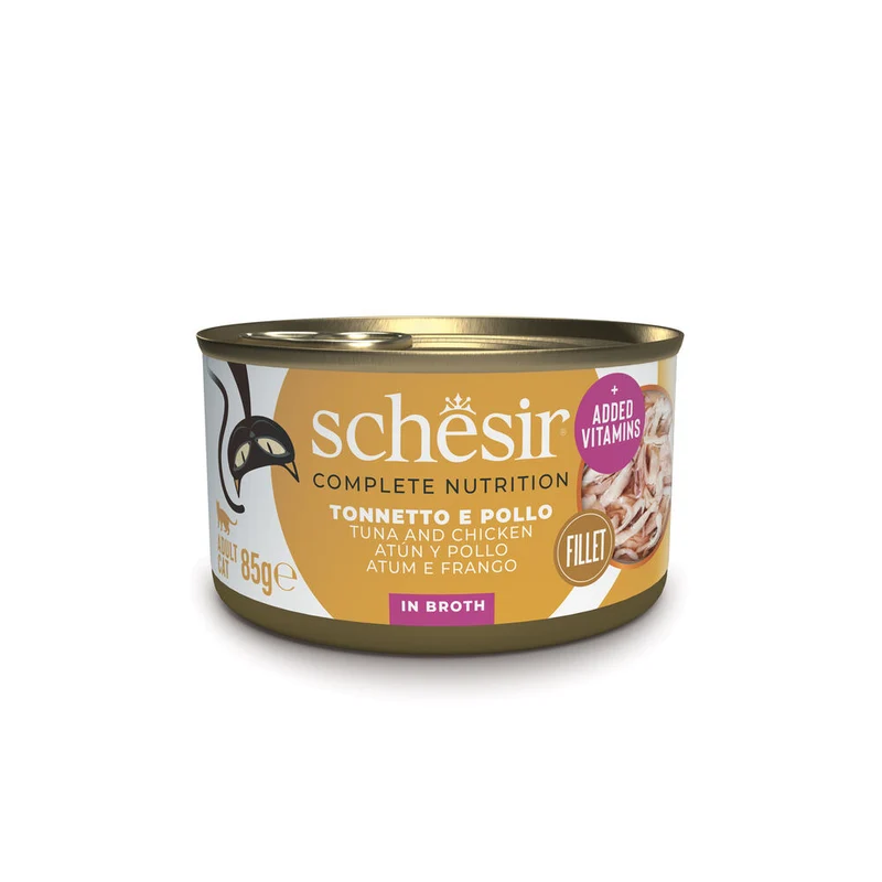 Schesir Gatto Tonnetto Pollo e Riso in brodo 85gr