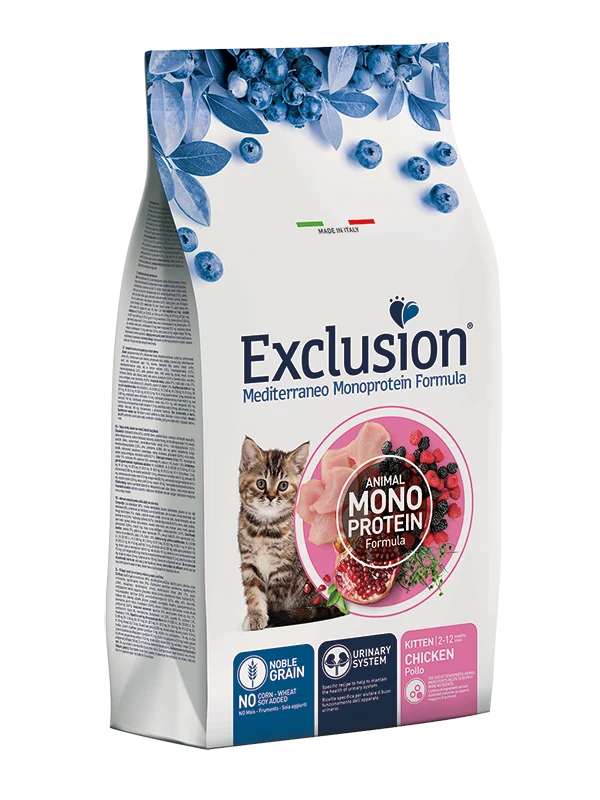 EXCLUSION Gatto Kitten Pollo 300gr