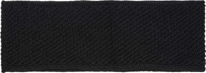 styleBREAKER Sciarpa in maglia lavorata a maglia grossa, sciarpa in maglia pesante a tinta unita, sciarpa in maglia invernale, unisex 01018157, colore:Nero